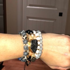 Kinsley Armelle Stackable Bracelets.